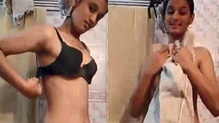 Suguna, a girl from Chennai, records herself while pleasuring herself