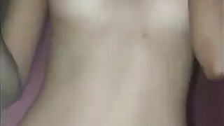 Indian college student enjoying herself with her boyfriend