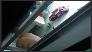 Neighbor's wife Rittu gets filmed while showering by nosy neighbor