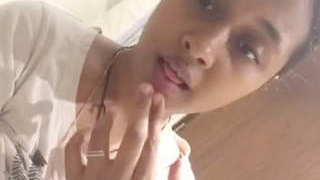 A Bengali woman reveals her breasts and vagina in a video