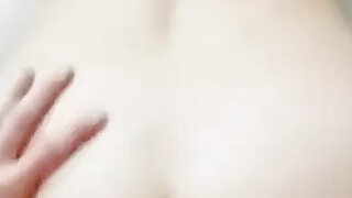 A girl enjoys anal sex while watching porn