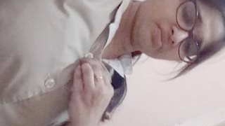 Indian sister switches outfits and records a video for her employer