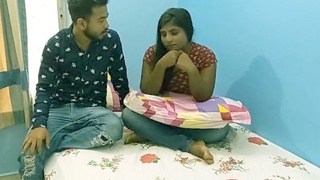 Indian girl's first time making a porn video