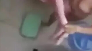 Aunt Kaptur hid after the bath