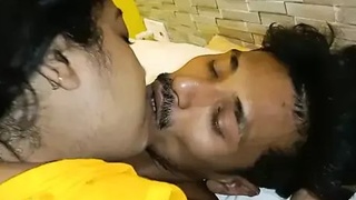 An Indian wife's small vagina is penetrated by her younger partner in a heated and erotic film, featuring Hindi dialogue and explicit sexual acts.