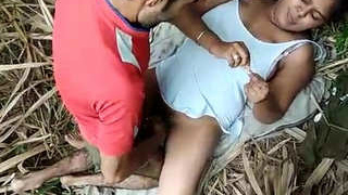 Indian group sex with local prostitute outdoors