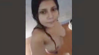 Aroused Punjabi woman takes nude selfies