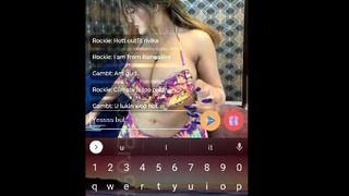 Experience the sensual allure of Aunty Rivvika Mani's live cam performance