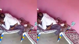 A sultry South Asian woman indulges in a passionate encounter with her neighbor, showcasing her ample breasts and expert oral skills