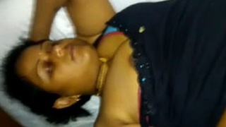 Hotel security camera captures sleeping Indian bhabi nude