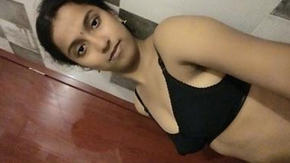 An Indian beauty bares all in a seductive display