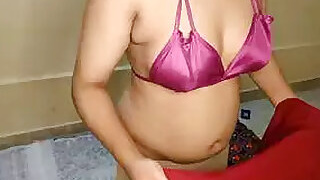 Indian girl Neelima for her half-brother role-playing in Hindi