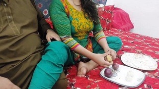 Indian stepmom seeks aid from her stepfather in Hindi and then has sex with produce