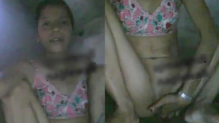 Indian girl pleasuring herself with fingers in part 2