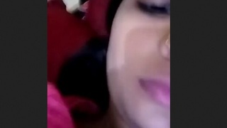 Indian girl showcases her breasts and hairy vagina in steamy video