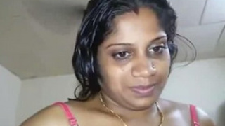 Indian wife strips down and performs a seductive show