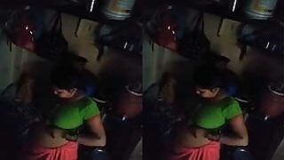 Desi Bhabhi Bathing and Wearing Part 4