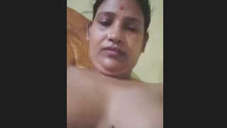 Indian wife reveals her breasts and intimate area