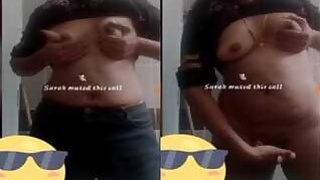 Horny Mallu Bhabhi Shows Her Boobs And Pussy Part 1