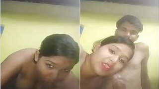 Desi Bhabhi Sucking Husband's Big Dick