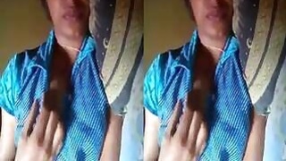 Cute Desi Indian Presses Her Pussy