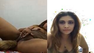 Hot Indian Bhabhi Shows Her Tits Part Pussy