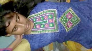 Alice Nice, a village girl from India, puts on a sensual performance